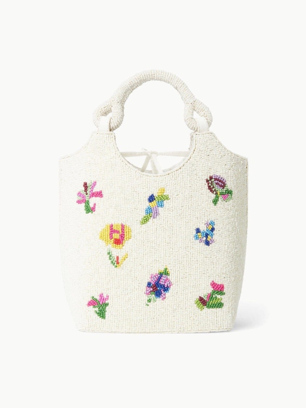 STAUD Beaded Cote FIRST BLOOM DAY Bag - NEW